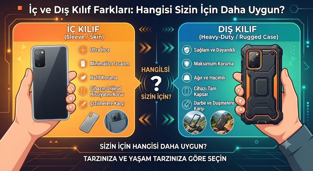 İç ve Dış Kılıf Farkları: Hangisi Sizin İçin Daha Uygun?