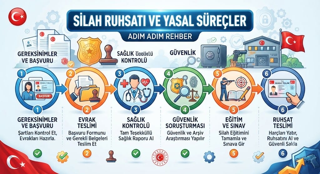 Silah Ruhsatı ve Yasal Süreçler: Adım Adım Rehber