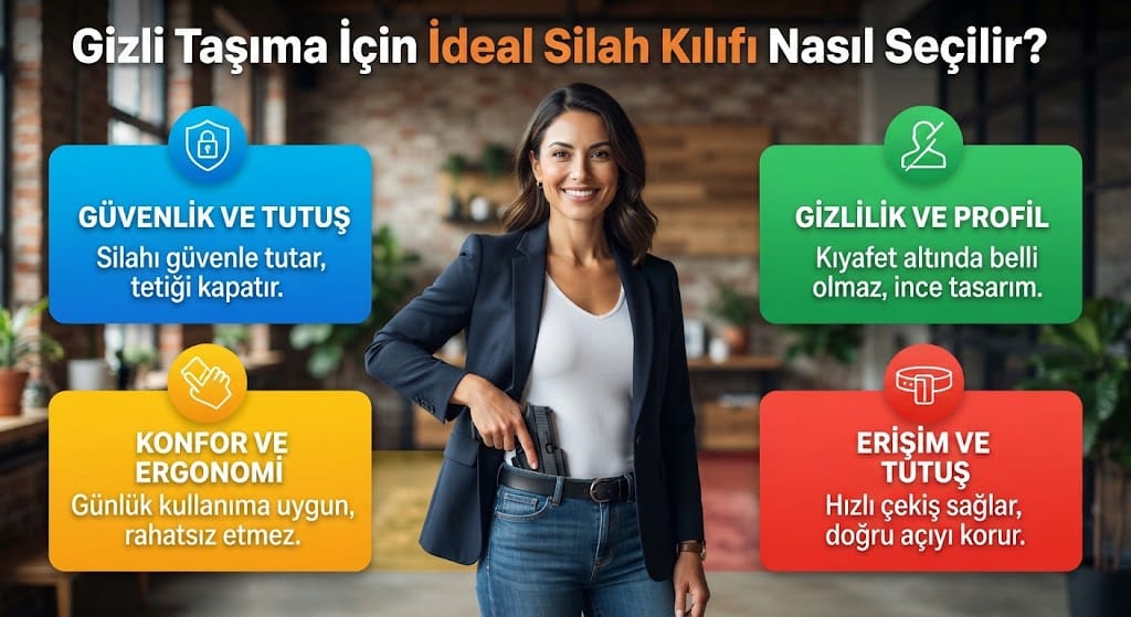 Gizli Taşıma İçin İdeal Silah Kılıfı Nasıl Seçilir?