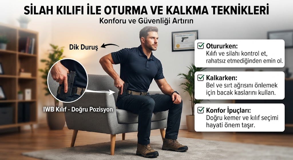 Silah Kılıfı ile Oturma ve Kalkma Teknikleri: Konforu Artırın