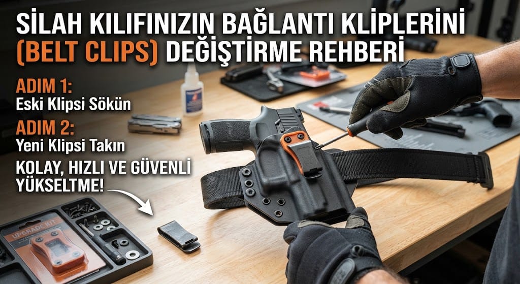 Silah Kılıfınızın Bağlantı Klipslerini (Belt Clips) Değiştirme Rehberi