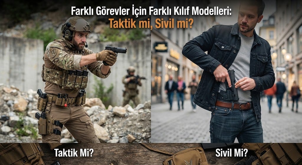 Farklı Görevler İçin Farklı Kılıf Modelleri: Taktik mi, Sivil mi?