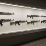 Türkiye’nin piyade tüfeği tarihini temsil eden güvenli askerî müze vitrini